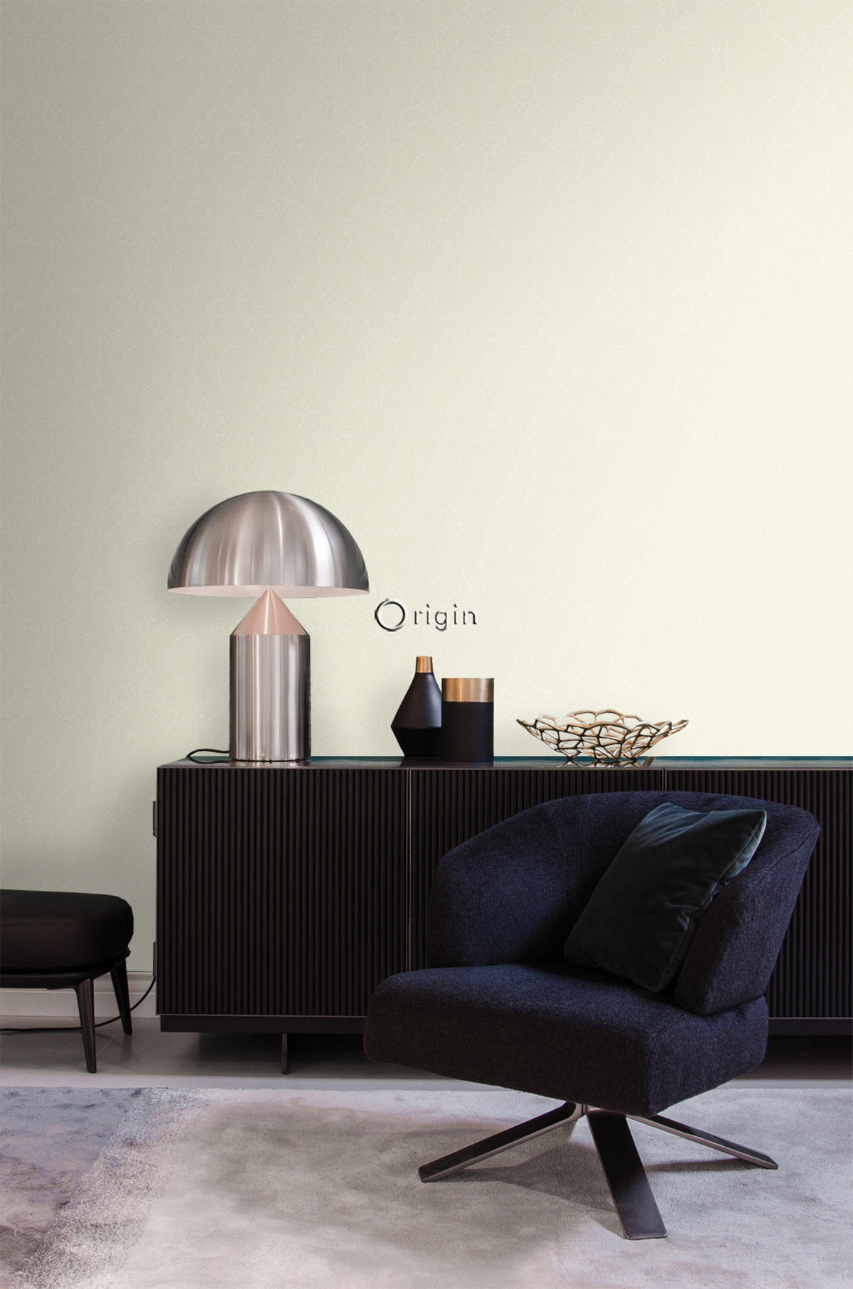 TAPETE Ornamente 53 cm x 10.05 m - Weiß, Papier (53/1000cm) - Origin Wallcoverings