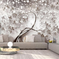 VLIESTAPETE Beige 450/315 cm - Beige/Silberfarben, Textil (450/1cm) - KUNSTLOFT