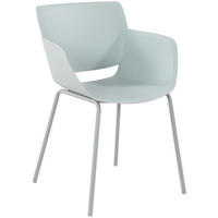 STUHL Kunststoff Türkis - Türkis, Kunststoff/Metall (58/80/54cm) - CLP
