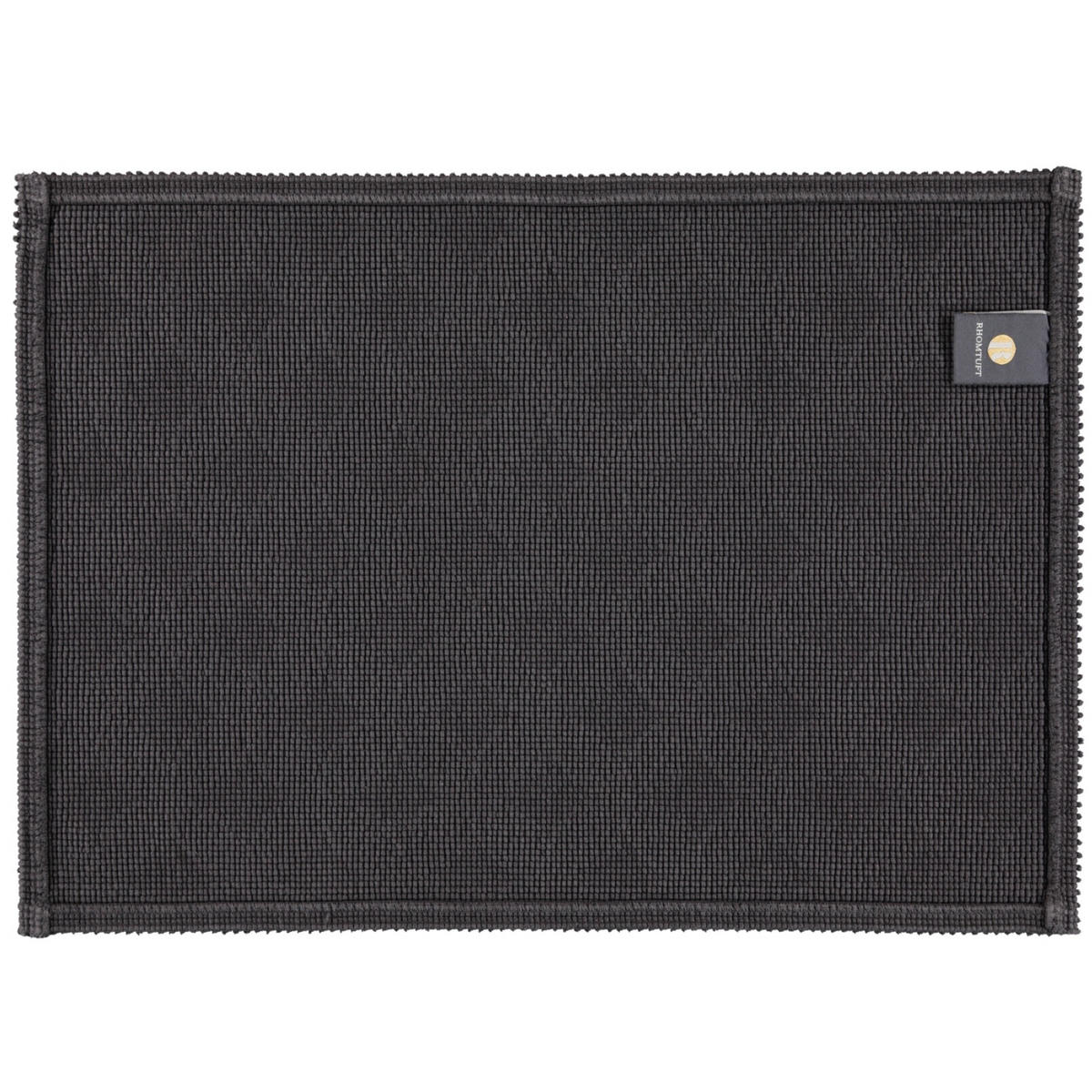 BADEMATTEN SEASIDE ZINN - 02 - Dunkelgrau, Textil (50/70cm) - Rhomtuft