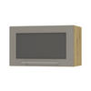 KLAPPHÄNGESCHRANK Kvantum W4BS/60 Beige Matt / Eiche Artisan Matt 60 / 32,5 / 36cm - Beige/Eiche Artisan, Holz/Holzwerkstoff (60/36/32.5cm) - Feldmann-Wohnen