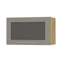 KLAPPHÄNGESCHRANK Kvantum W4BS/60 Beige Matt / Eiche Artisan Matt 60 / 32,5 / 36cm - Beige/Eiche Artisan, Holz/Holzwerkstoff (60/36/32.5cm) - Feldmann-Wohnen