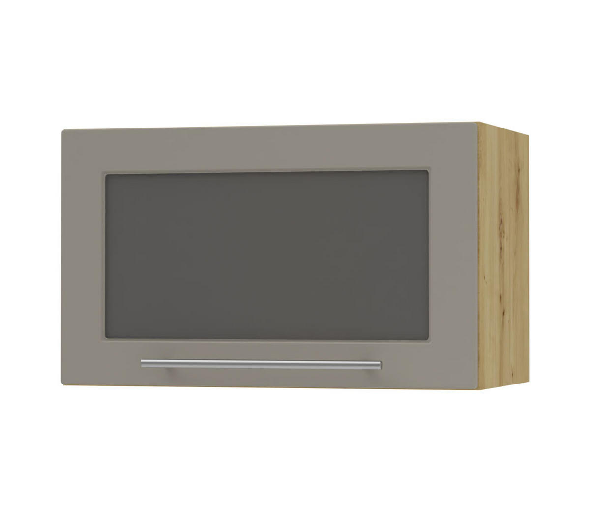 KLAPPHÄNGESCHRANK Kvantum W4BS/60 Beige Matt / Eiche Artisan Matt 60 / 32,5 / 36cm - Beige/Eiche Artisan, Holz/Holzwerkstoff (60/36/32.5cm) - Feldmann-Wohnen