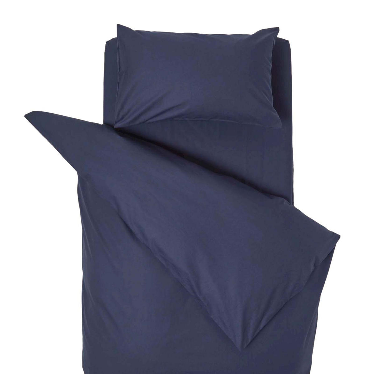 KINDERBETTWÄSCHE Perkal - Dunkelblau, Textil (120/150cm) - Homescapes