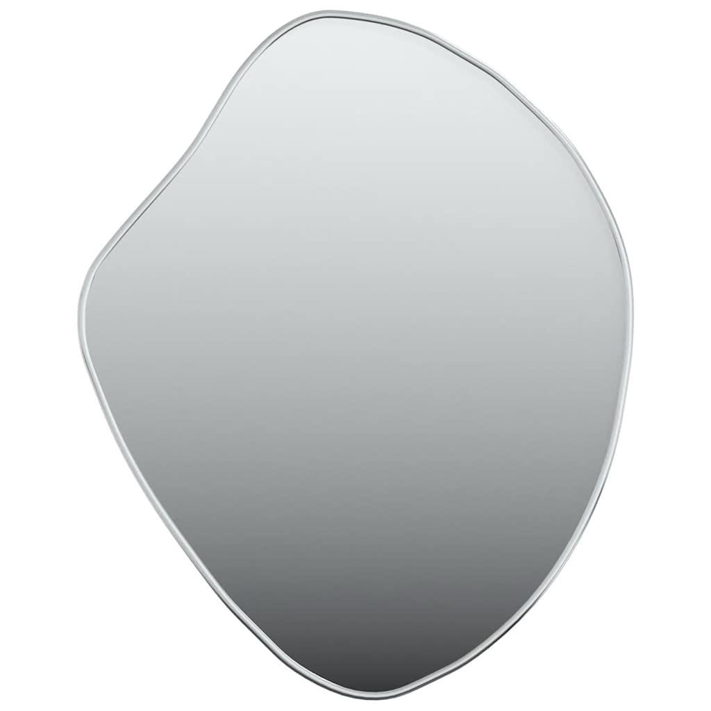 WANDSPIEGEL Silbern 60x50 cm - Silberfarben, Glas (50/60/1cm) - furnicato