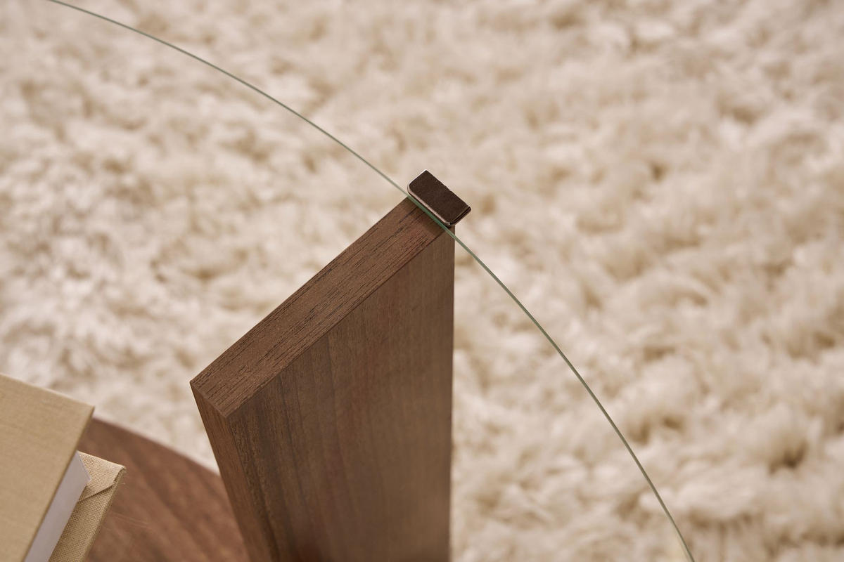 COUCHTISCH clara Dunkelbraun - Braun, Holz (75/75/40cm) - Habitat Garten