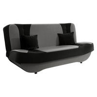 SCHLAFSOFA Pinto - Schwarz/Grau, Holzwerkstoff/Kunststoff (190/94/90cm) - MIRJAN24