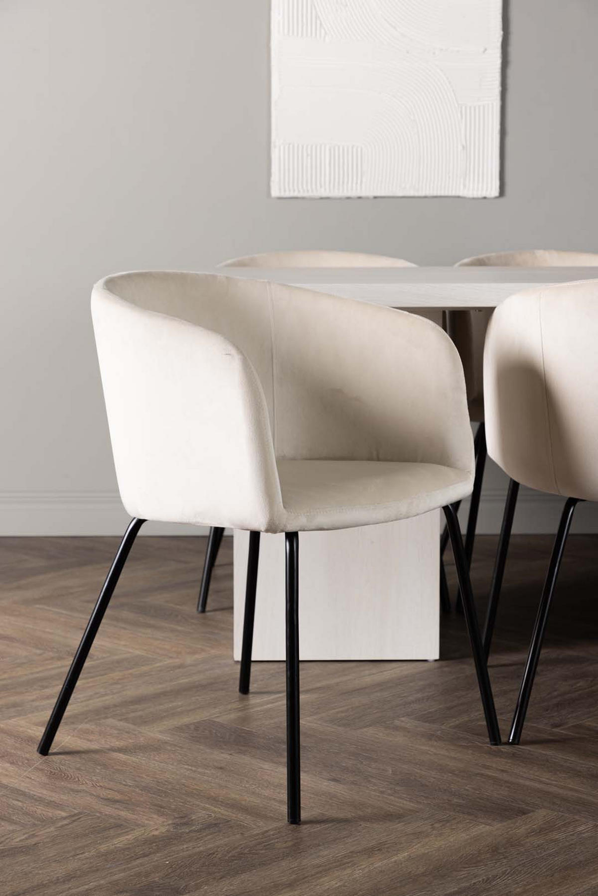 TISCHGRUPPE Weiß - Weiß, Holzwerkstoff (90/75/200cm) - ebuy24
