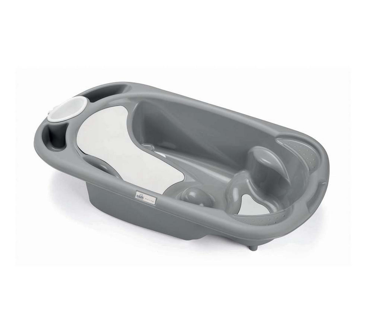 BABY-BADEWANNE Baby Bagno für Kinder von 0-12 Monate - Grau, Kunststoff (53/97cm) - Cam il Mondo del Bambino S.p.A.