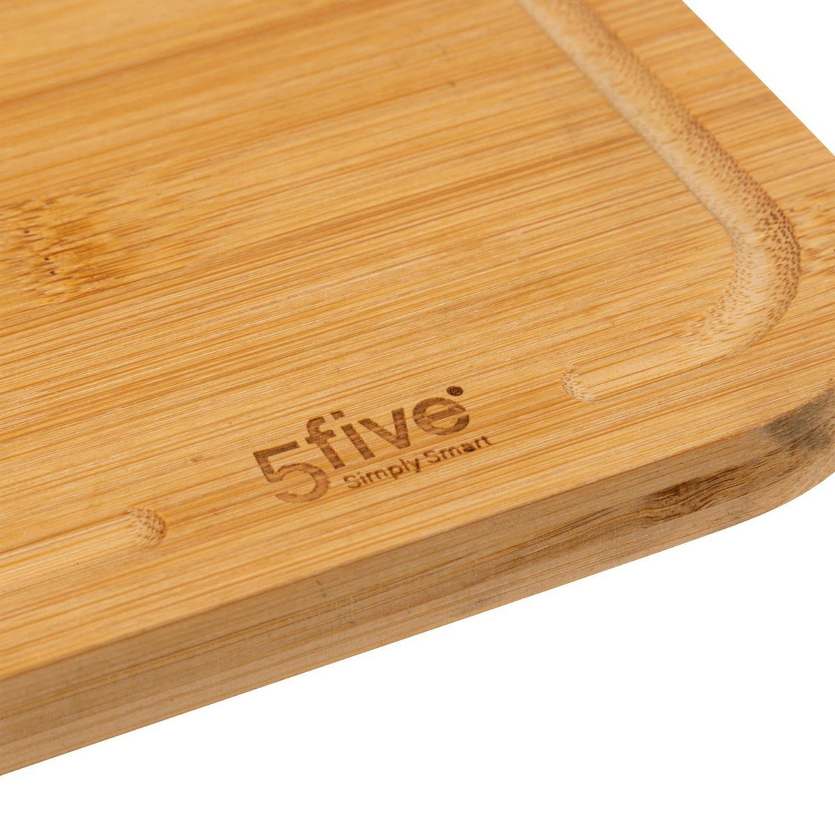 SCHNEIDEBRETTER aus Bambus 35/25/2,5 cm - Braun, Naturmaterialien (25/35cm) - 5five Simply Smart