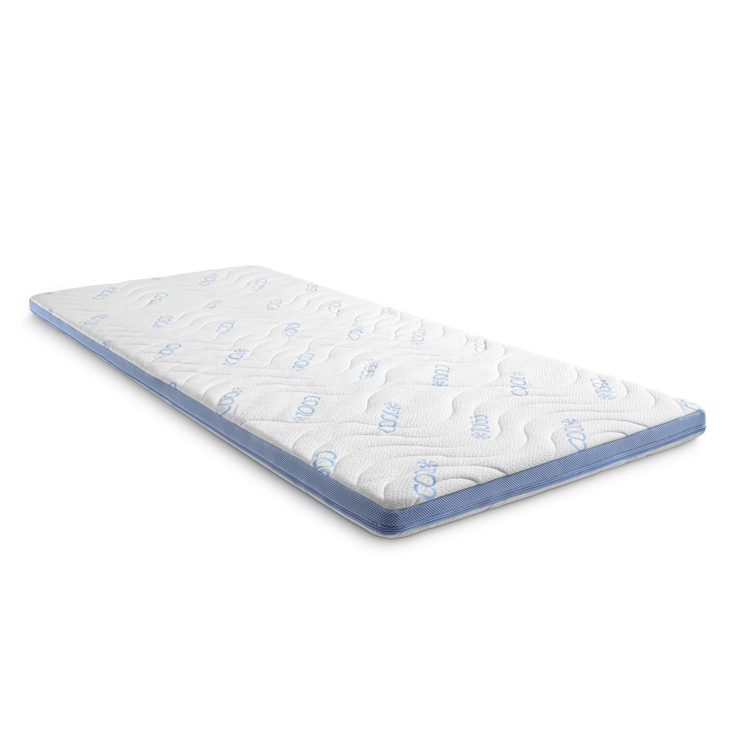TOPPER Cool 90x200 cm - Weiß, Textil (90/200cm) - CloudComfort