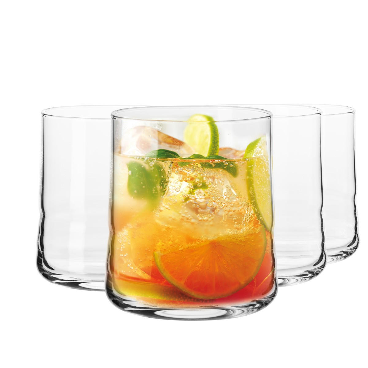 WHISKYGLÄSER SHAKE, 4er-Set 310 ml - Transparent, Glas (0.31L) - Krosno Glass