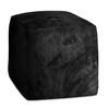 SITZSACK CUBE Black Beauty - Schwarz, Textil (60/60/60cm) - Dreamroots