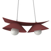HÄNGELEUCHTE - Rot, Metall (25/50/16cm) - Lumicom