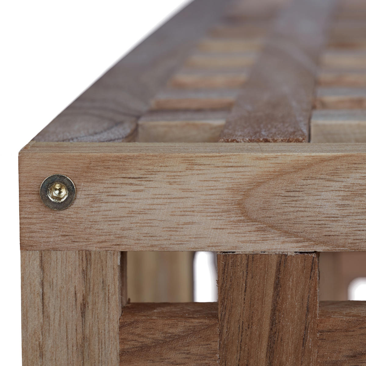 WANDREGAL - Hellbraun, Holz (50/15/50cm) - Relaxdays