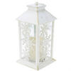 LATERNE LED Winter 28 cm - Weiß, Kunststoff (14/28/14cm) - Home Styling Collection