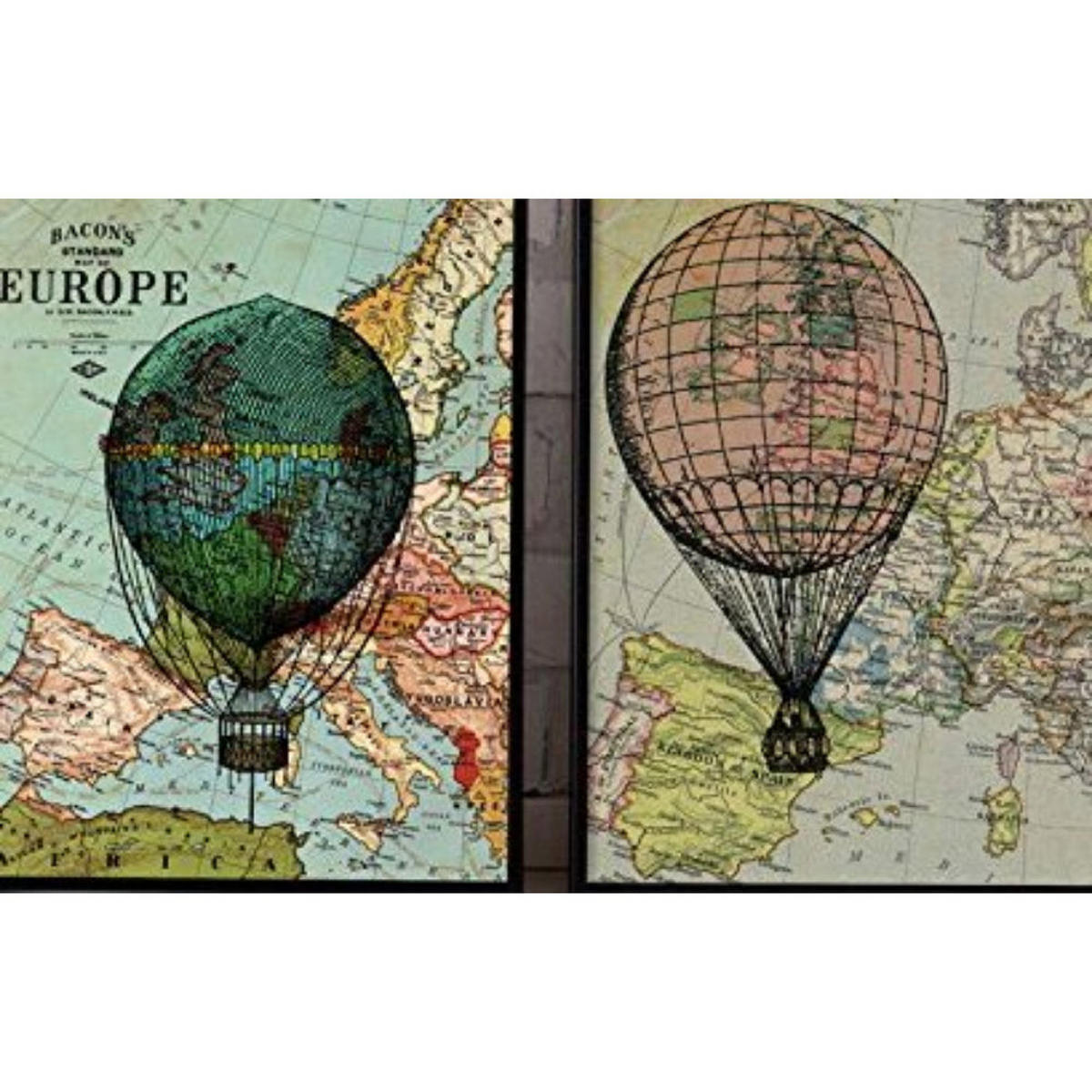 POSTER Set Mit 2 Ballons Feier 30X40cm Rahmenlos - Klar, Papier (30/5/40cm) - Nacnic