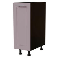 UNTERSCHRANK Bari D1D/30 Schwarz / RAL 4009 pastellviolett 30 / 50 / 82cm - Violett/Schwarz, Holz/Holzwerkstoff (30/82/50cm) - Feldmann-Wohnen