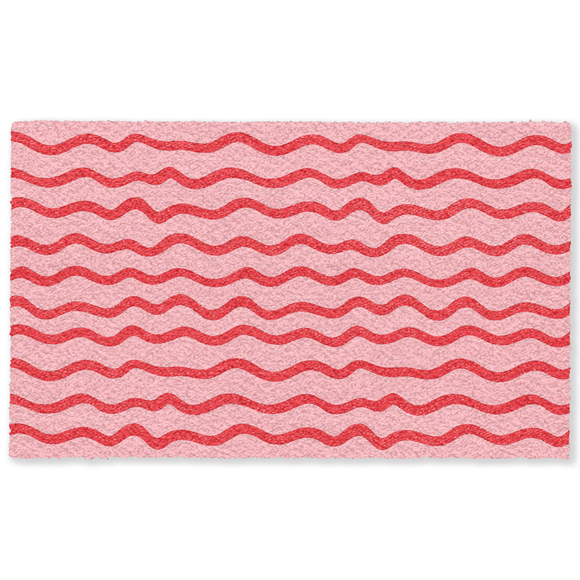 TEPPICH - Verspielt - Muster - Rot - 150x90 cm - Rot, Kunststoff/Textil (150/0.4cm) - OnlyWow