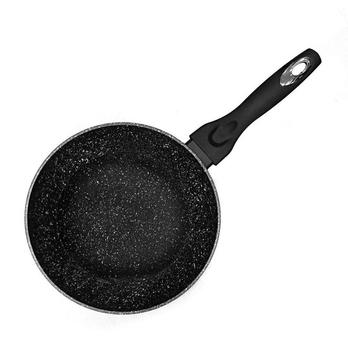 PFANNE Schwarz 42/18/5.5 cm KS2669 - Schwarz, Metall (18cm) - Krisberg 