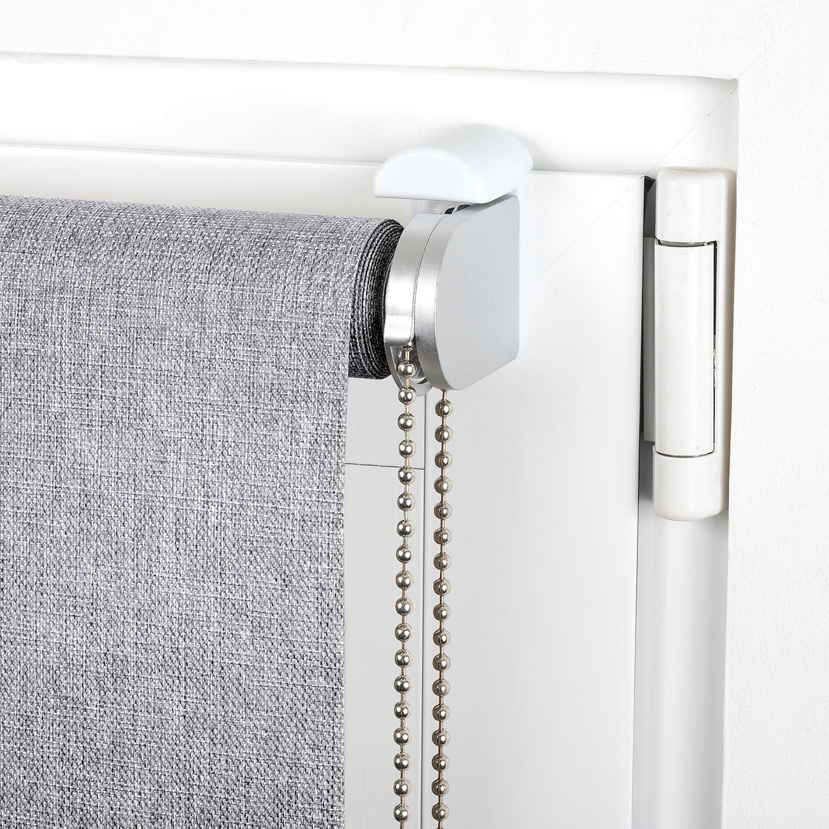 VERDUNKELUNGSROLLO Moon Plus Easyfix Grau 60x180 - Grau, Kunststoff (60/180/1cm) - STORESDECO