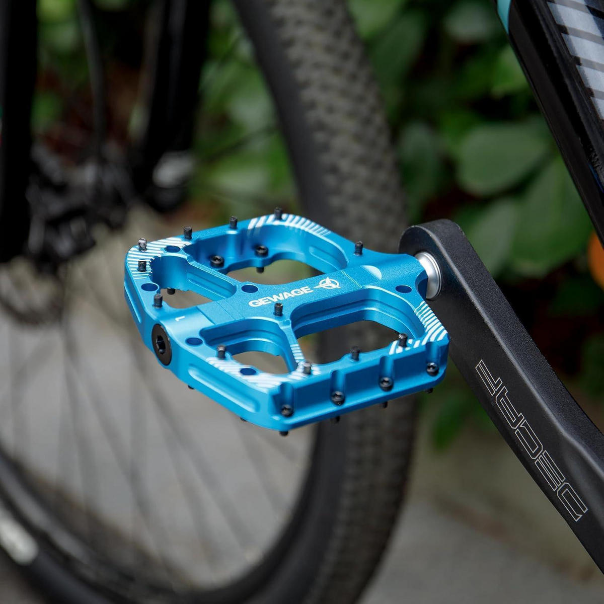 FAHRRADPEDALE Set Aluminium Blau - Blau, Metall (11/1.5/11.5cm)