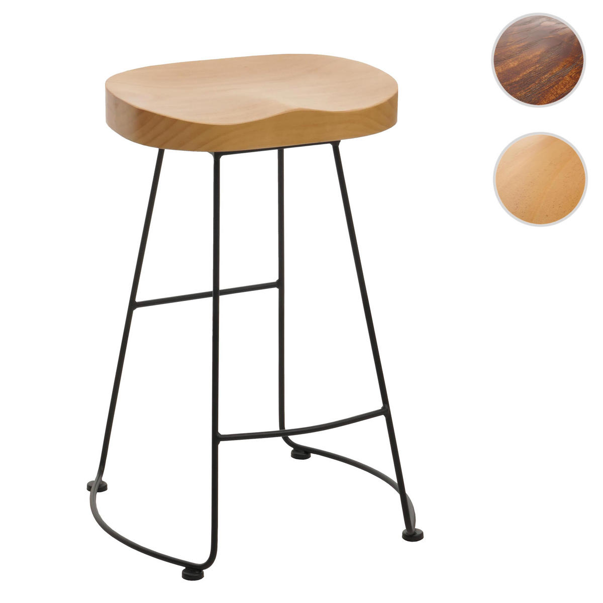 BARHOCKER Beige - Beige, Holz (48/68/44cm) - MCW
