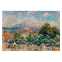 FOTOTAPETE 208x146 cm - Berglandschaft - Grün, Textil (208/146cm) - Wallfluent