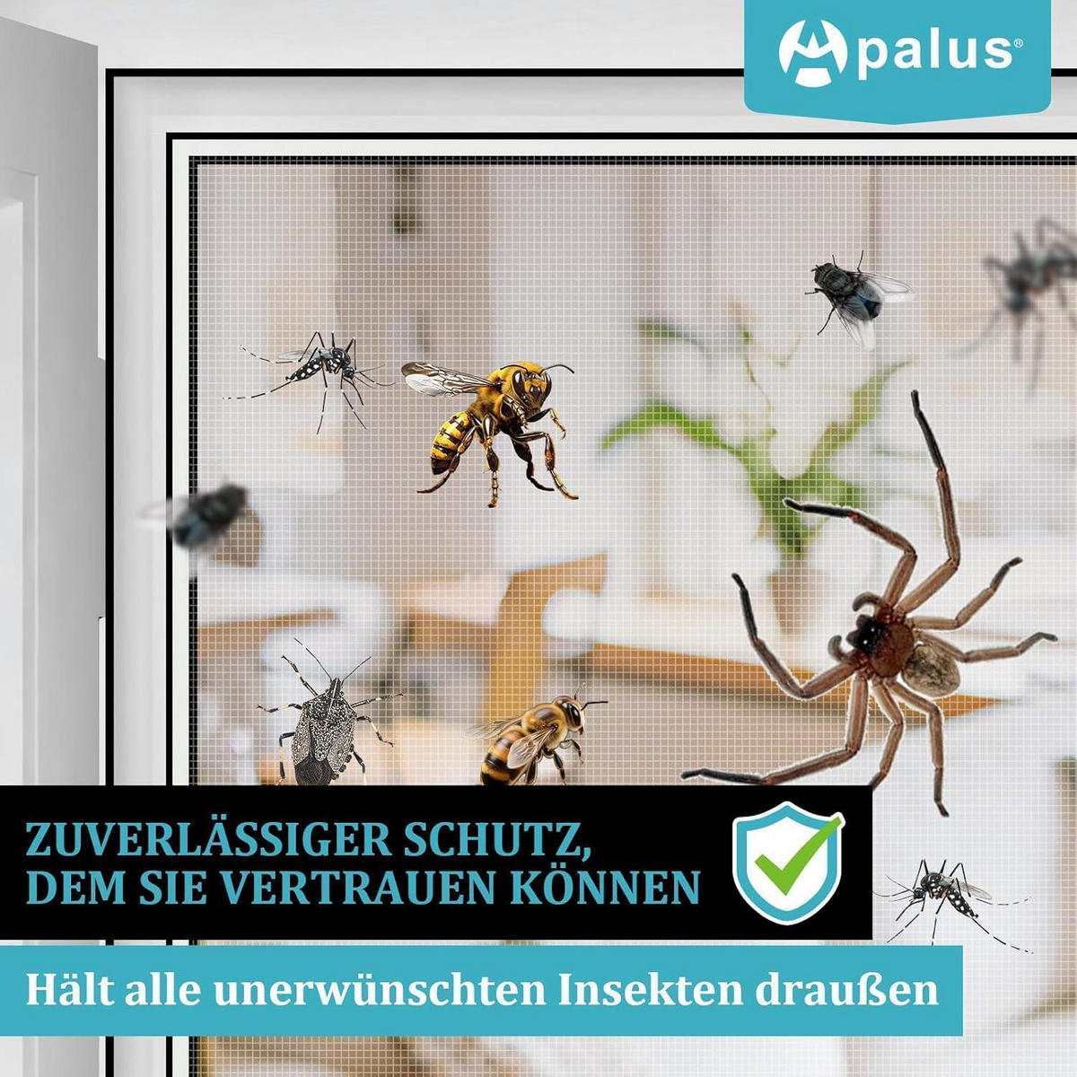 FLIEGENGITTER Fenster zuschneidbar 130 x 150 cm Weiß - Weiß, Textil (130/150/1cm)