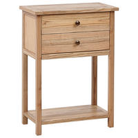 KONSOLENTISCH Sassafrasholz Braun Salton - Braun, Holz (53/74/31cm) - Beliani