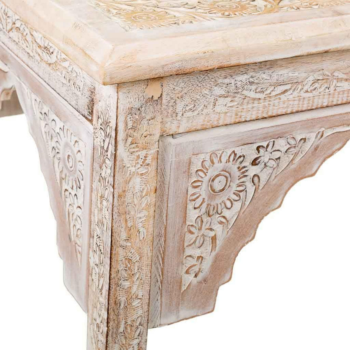 TISCH aus Holz, weiß, 45x54cm - Weiß, Holz (45/45/54cm) - Wanderlust