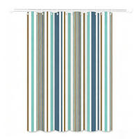 DUSCHVORHANG – 180 x 200 cm – inklusive Haken - Multicolor, Kunststoff (180/200cm)