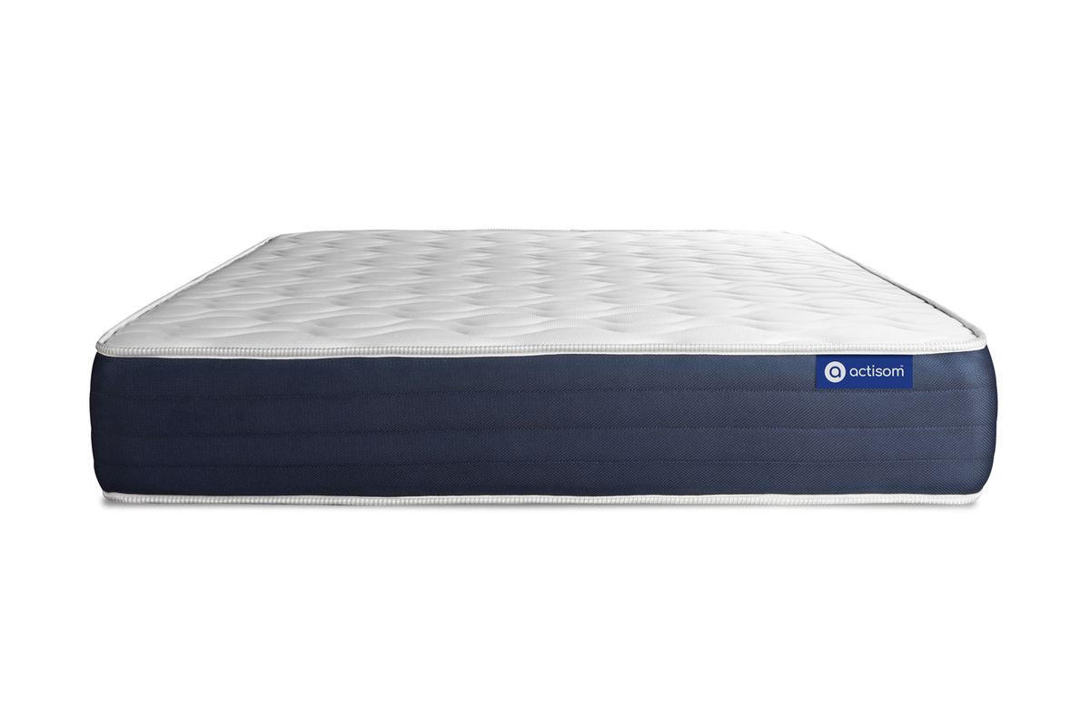 MATRATZE Actiflex sleep Taschenfederkern und Memory-Schaum 160 x 200 cm h2 - Weiß, Textil (160/200cm) - ACTISOM