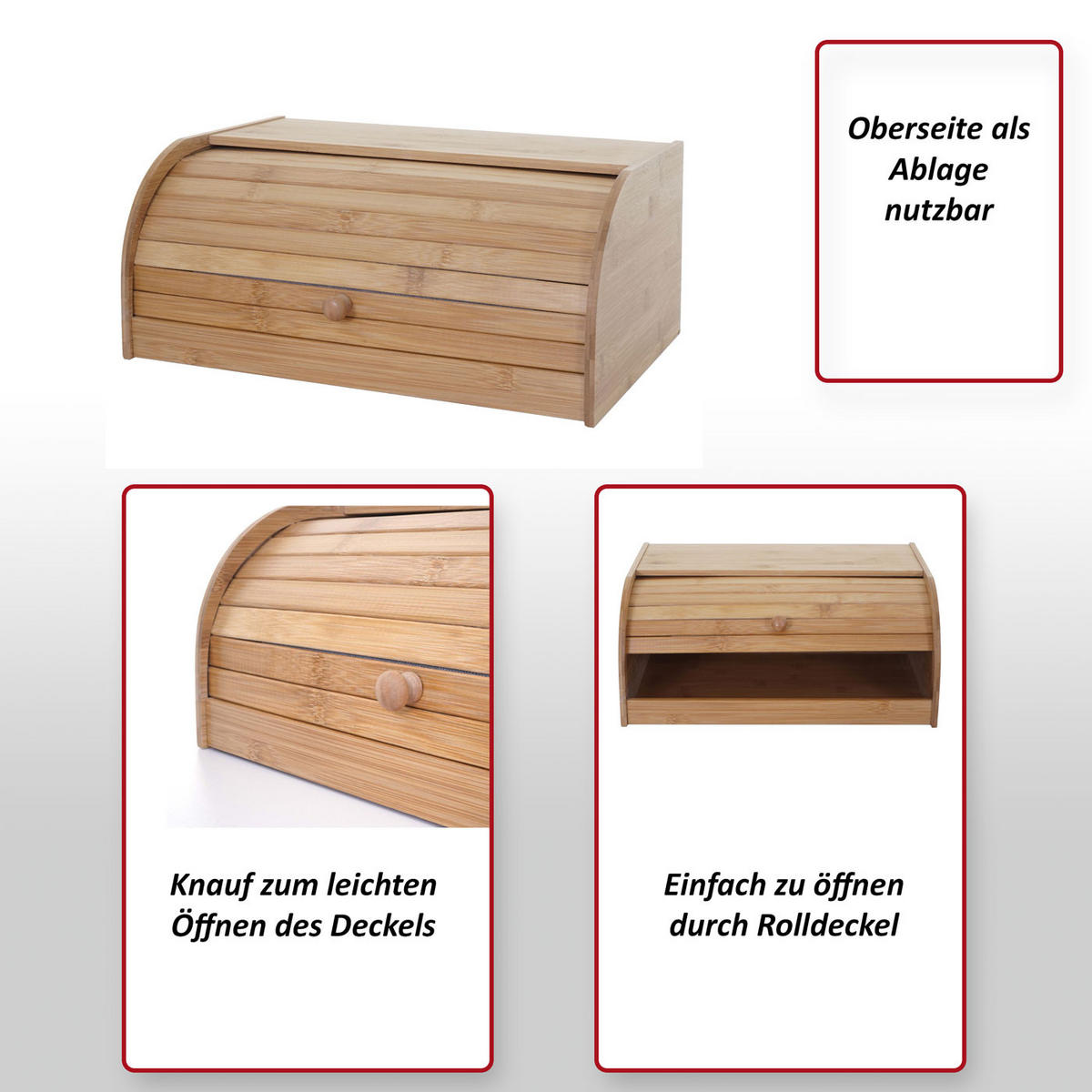 BROTKASTEN Braun - Braun, Holz (40/17/28cm) - MCW