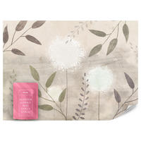 FOTOTAPETE Löwenzahn Blätter Retro 200x140 - Beige/Braun, Papier (200/140cm) - Muralo