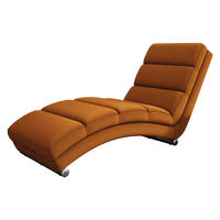 RELAXLIEGE Holiday - Chromfarben/Orange, Holz (62/84/180cm) - MIRJAN24