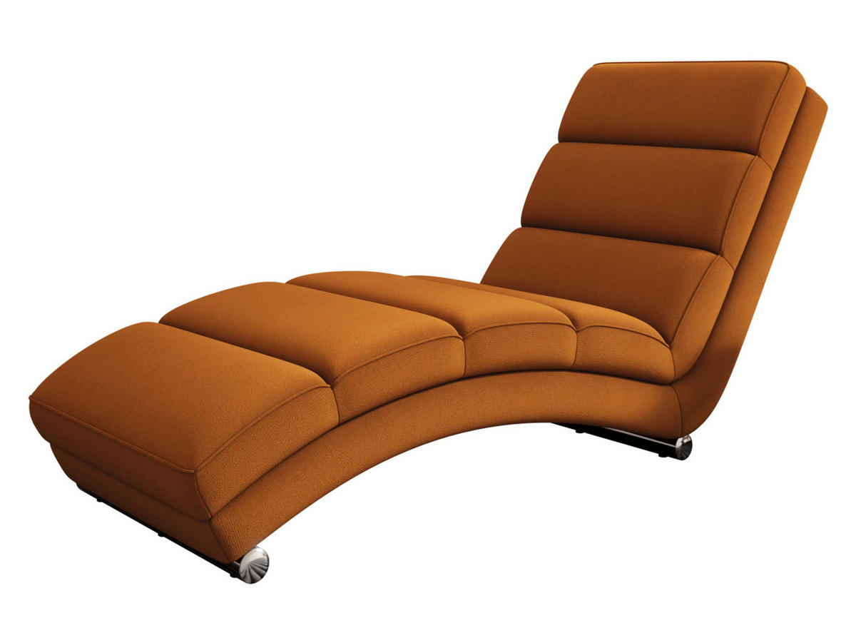 RELAXLIEGE Holiday - Chromfarben/Orange, Holz (62/84/180cm) - MIRJAN24