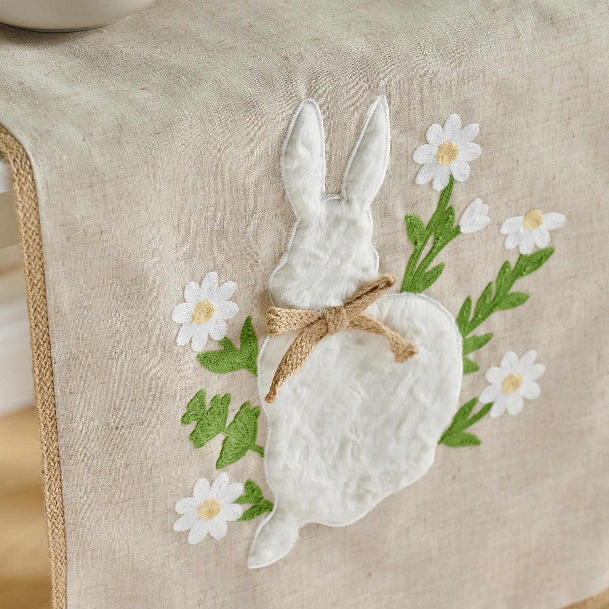 TISCHLÄUFER Olmo - Beige, Textil (180/40/1cm) - home&you