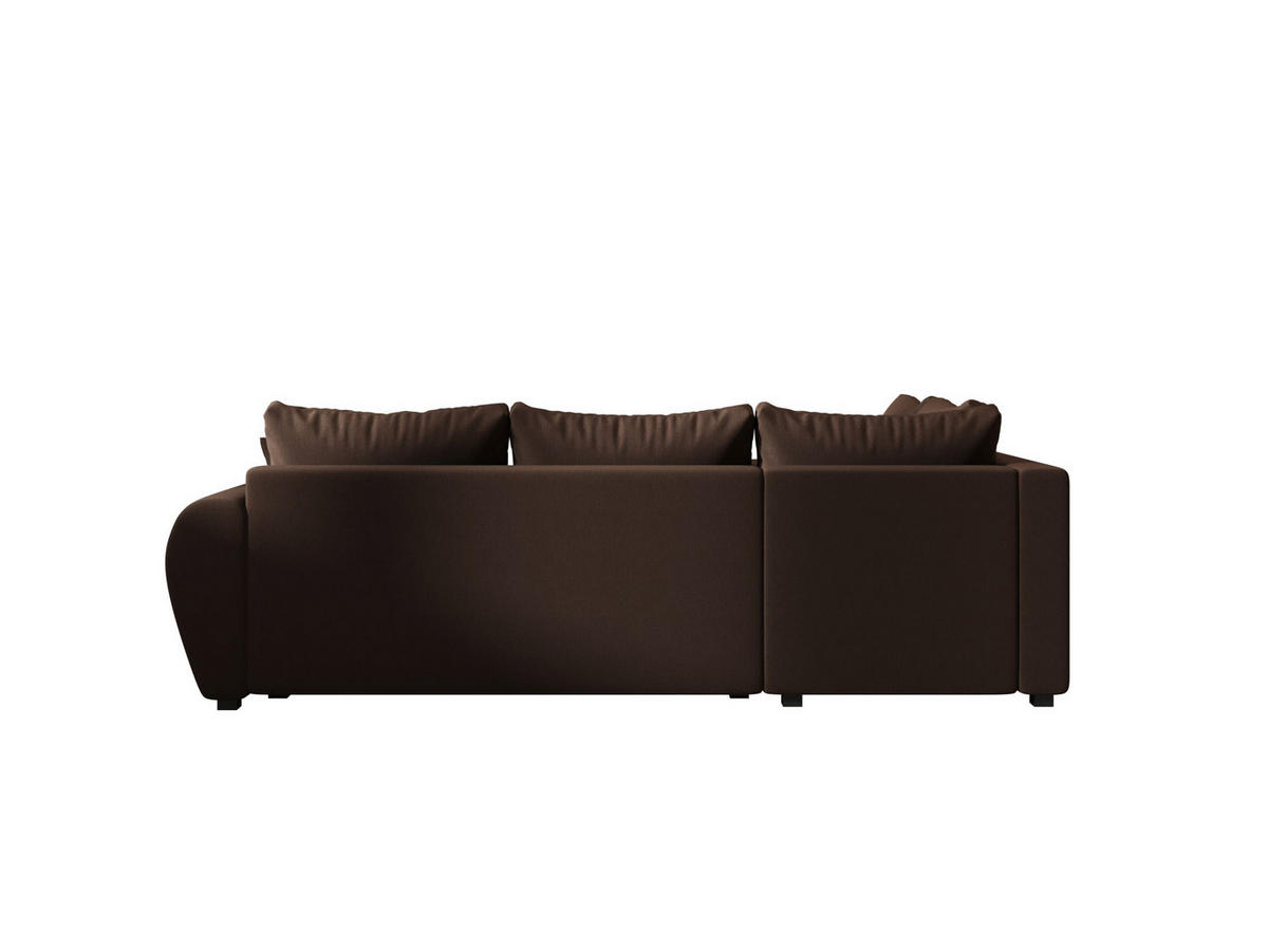 ECKSOFA MOLISA L PLUS Cosmic 800 Links mit Schlaffunktion - Braun, Textil (235/175cm) - Bedante