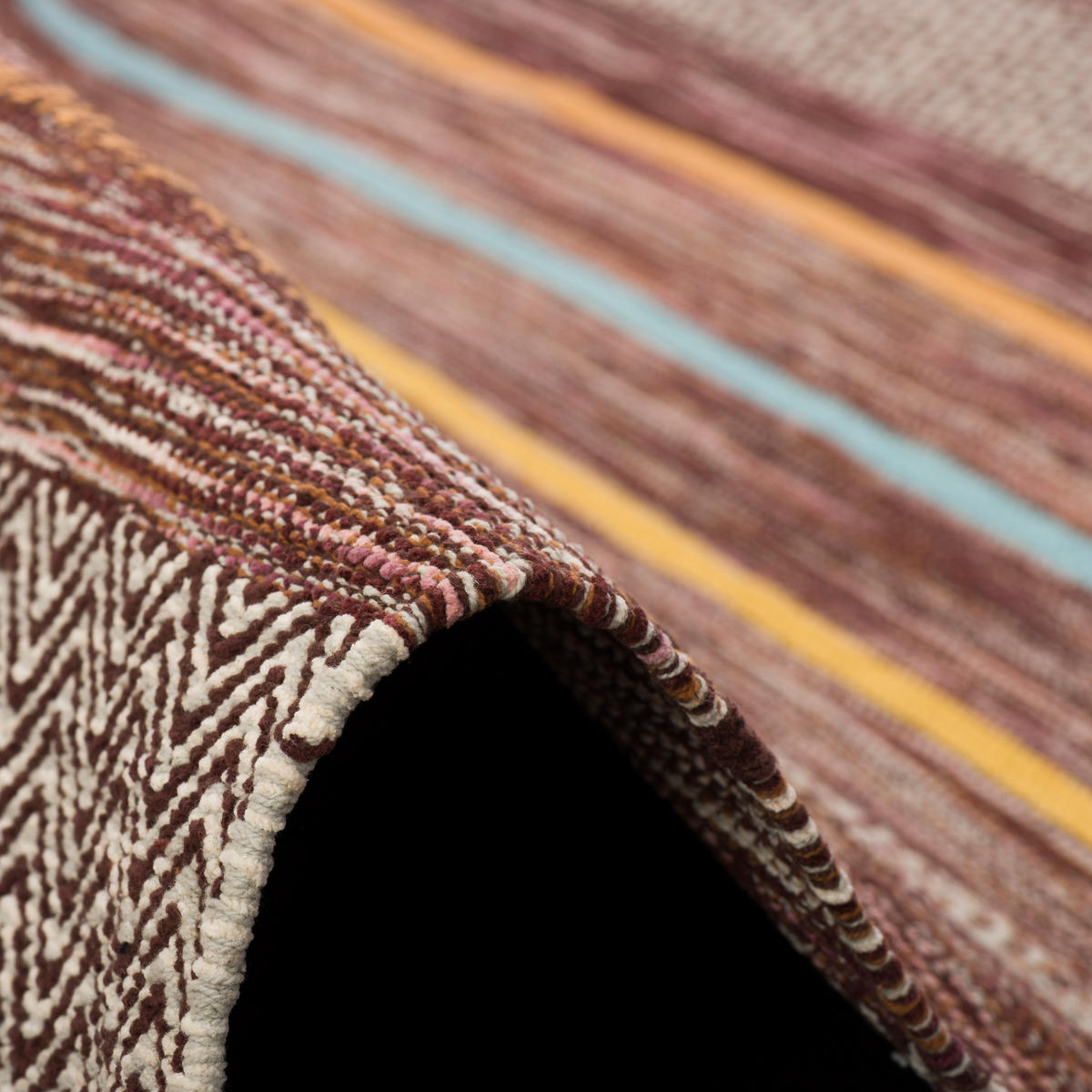 NATUR TEPPICH KELIM KALLEEN - Braun, Textil (200/300cm) - Pergamon