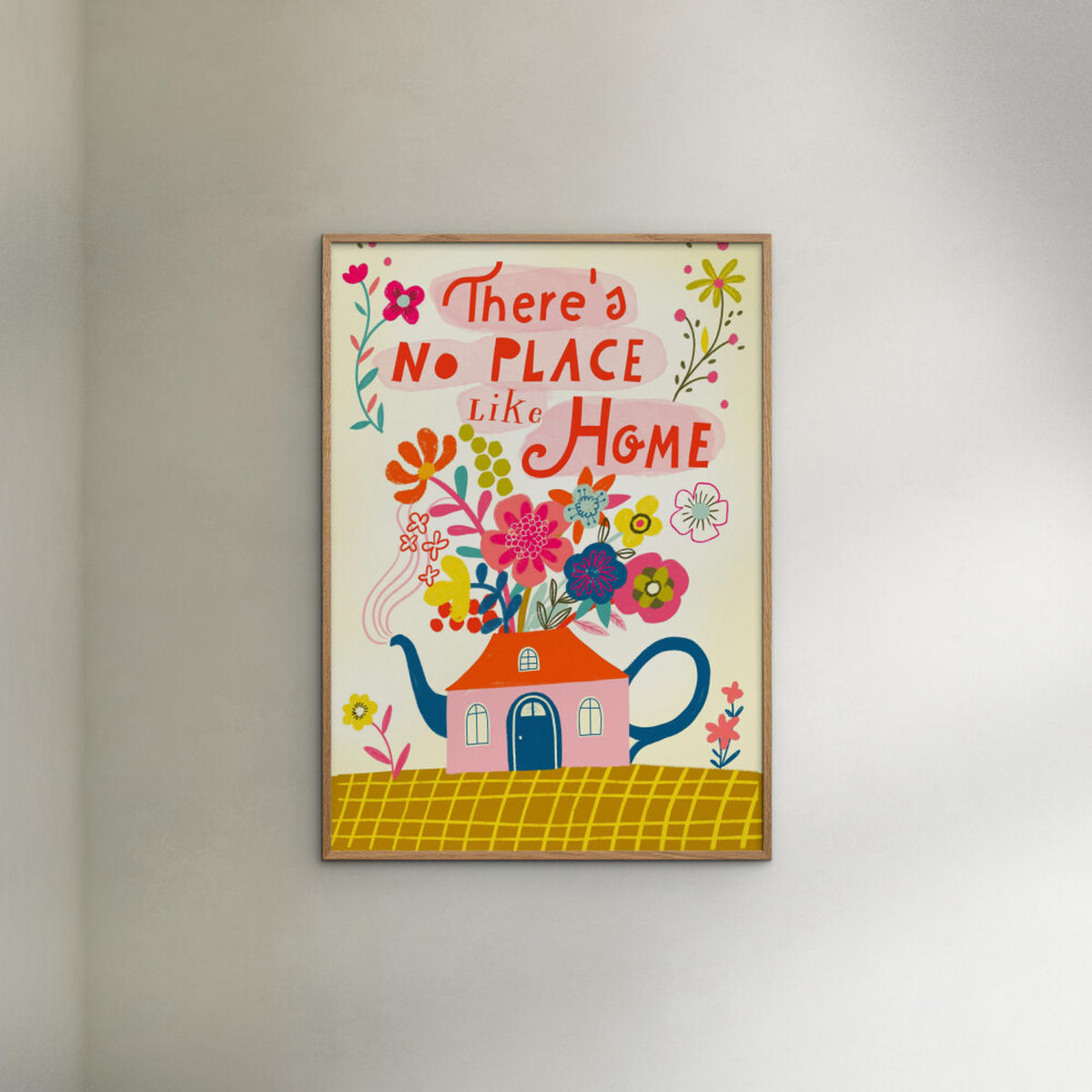 POSTER Affordable Art Prints x Uta Krogmann - No Place like Home - Multicolor, Papier (70/100/0.1cm) - Poster&Frame