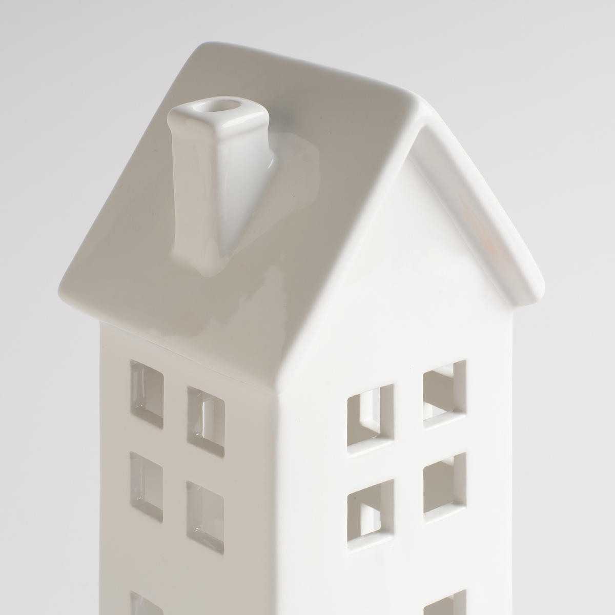 KERZENSTÄNDER Snowbound, Weiß, 29 x 11 x 12 cm, Dekorative Weihnachtsdeko - Weiß, Keramik (11/29/12cm) - home&you