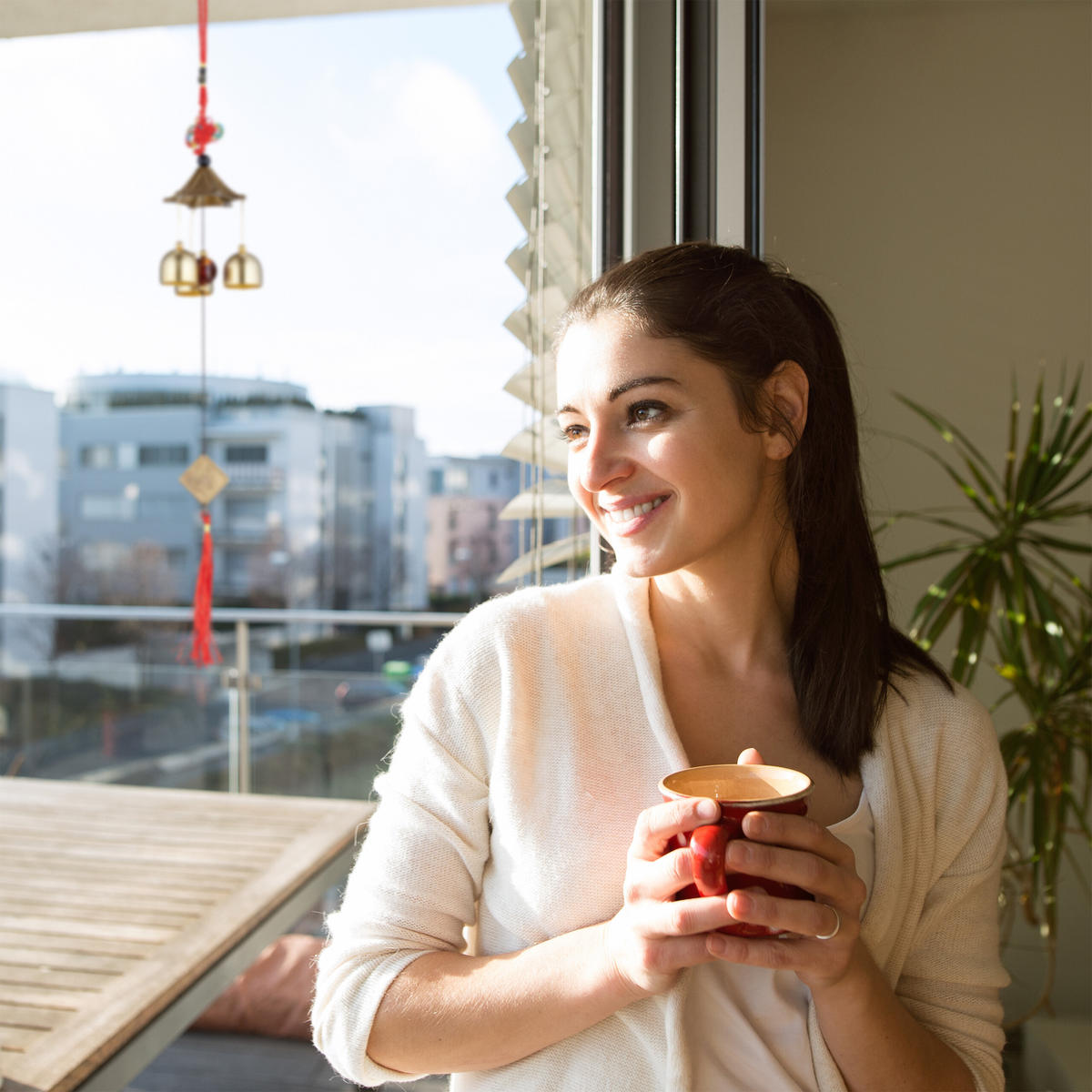 2XWINDSPIEL - Goldfarben, Kunststoff/Metall (6.5/6.5/49cm) - Relaxdays