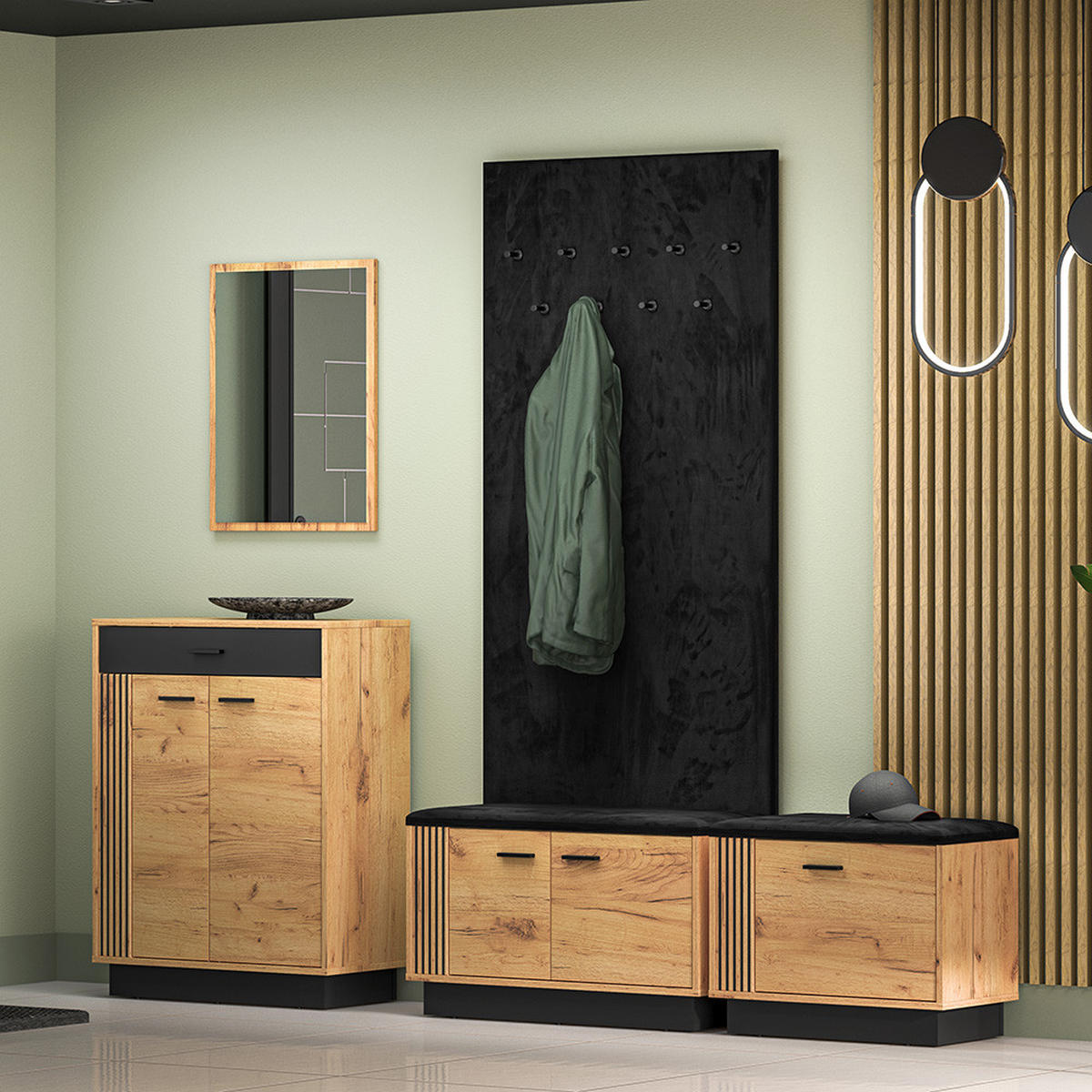 KOMMODE Vinica-131 - Braun, Holzwerkstoff (70/91/34cm) - Lomado