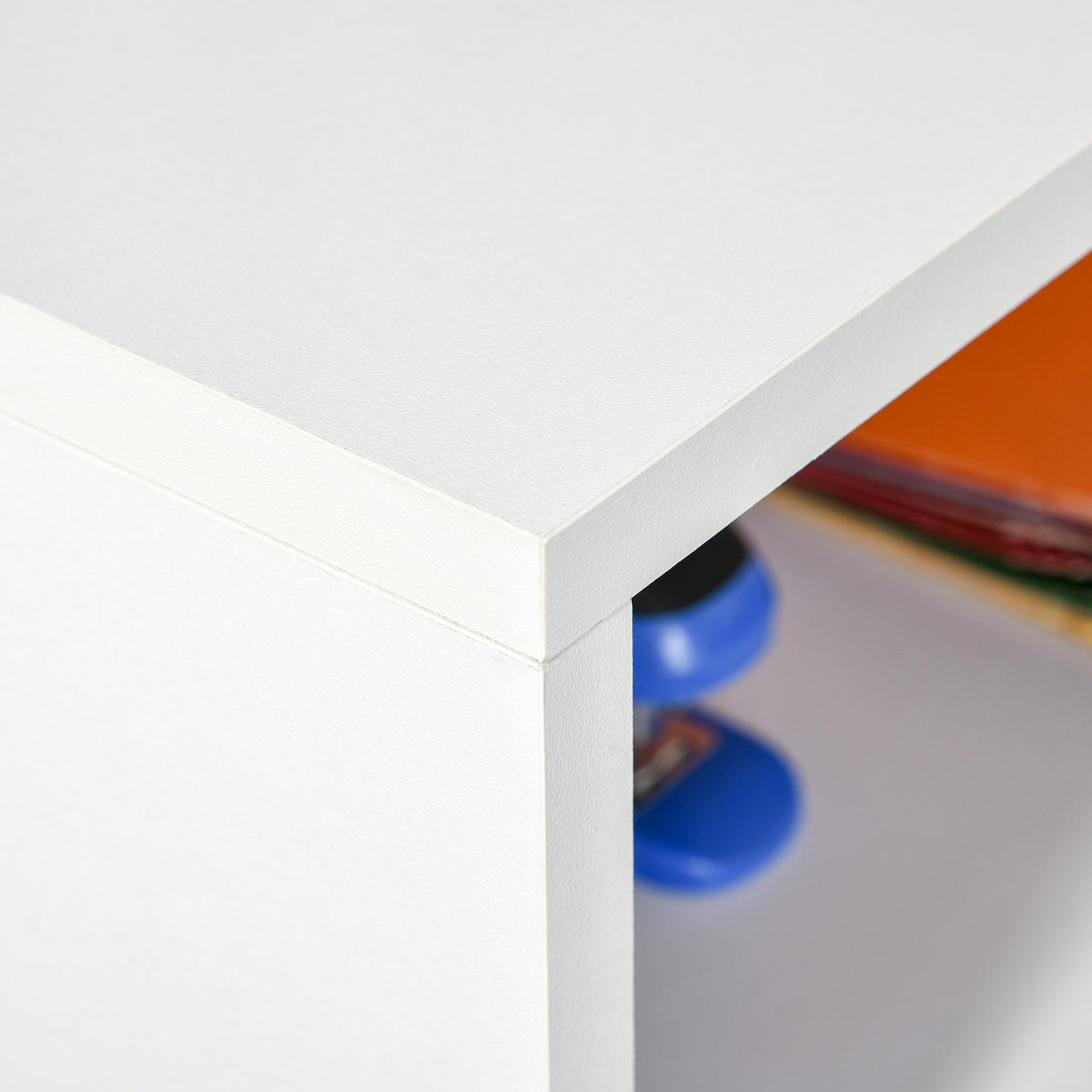 ROLLCONTAINER DE-14506 mit Schrank und 3 Fächern Weiß - Weiß, Holzwerkstoff (50/65/60cm) - ComfortXL