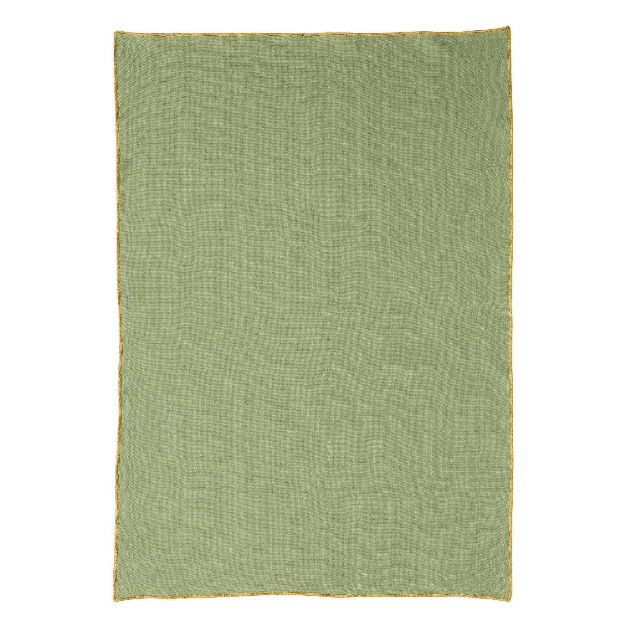 RECYCELTES GESCHIRRTUCH Isae mandelgrün 50 x 70 cm - Salbeigrün, Textil (50/70cm) - Winkler