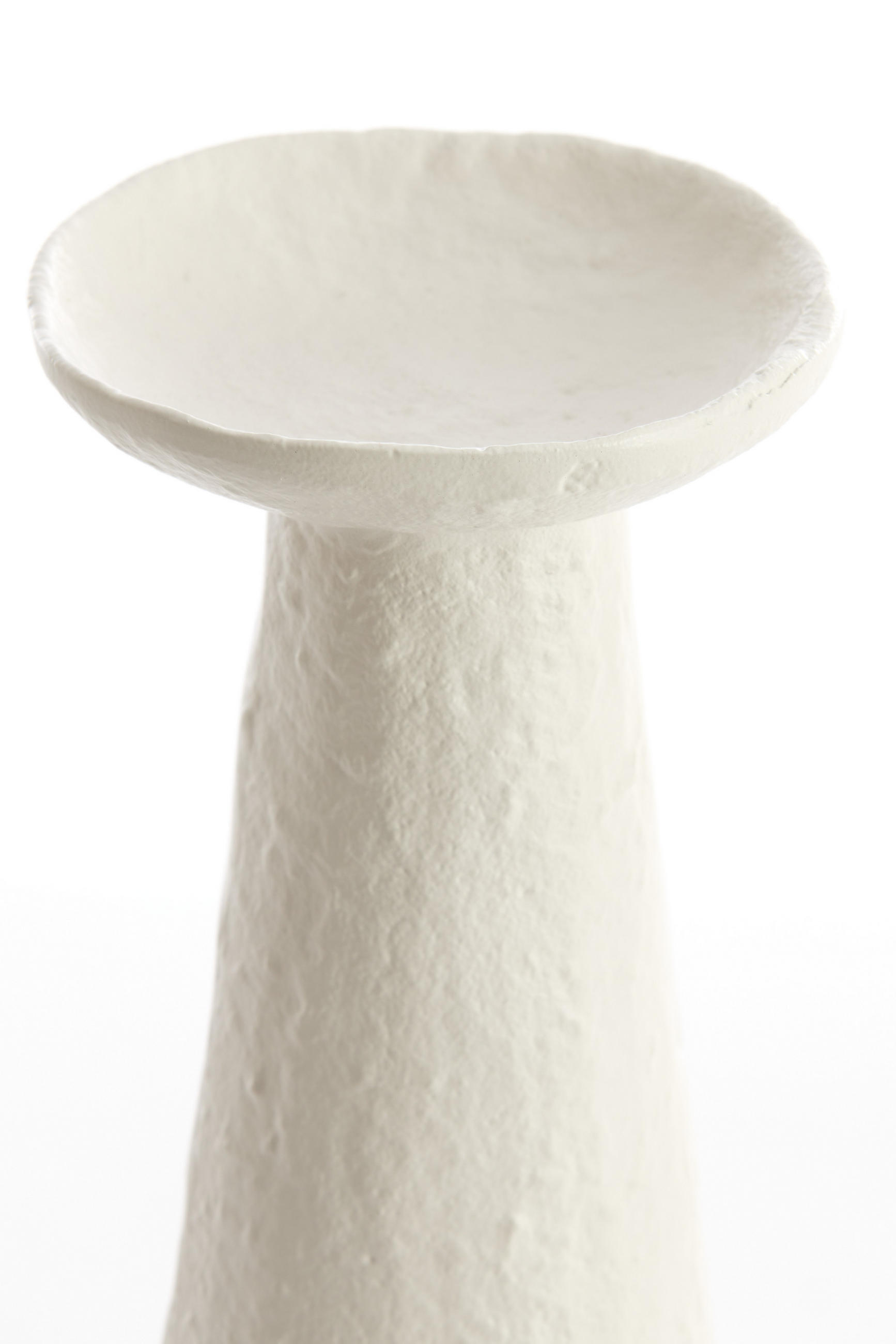 KERZENSTÄNDER OTA - Weiß - 13/11,5/46cm - Weiß, Metall (11.5/46/13cm) - Light & Living