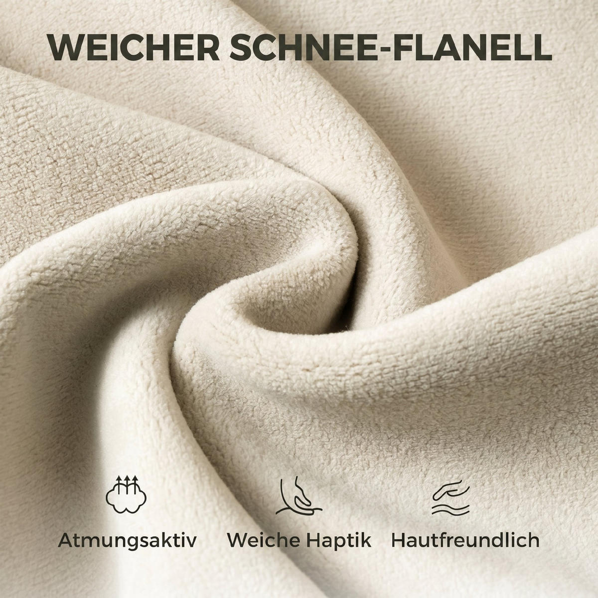 BÜROSTUHL Schwamm Stahl Cremeweiß - Creme, Textil/Metall (73/119/73cm) - HOMCOM