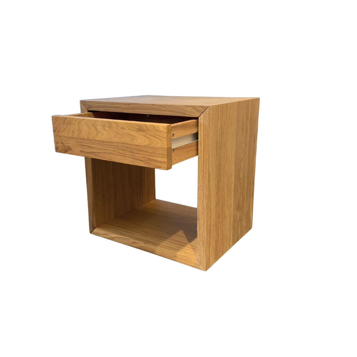 NACHTTISCH Hugo 2er Set, Eiche, 30/39/39 cm - Beige, Holz (39/39/30cm) - WOODEK