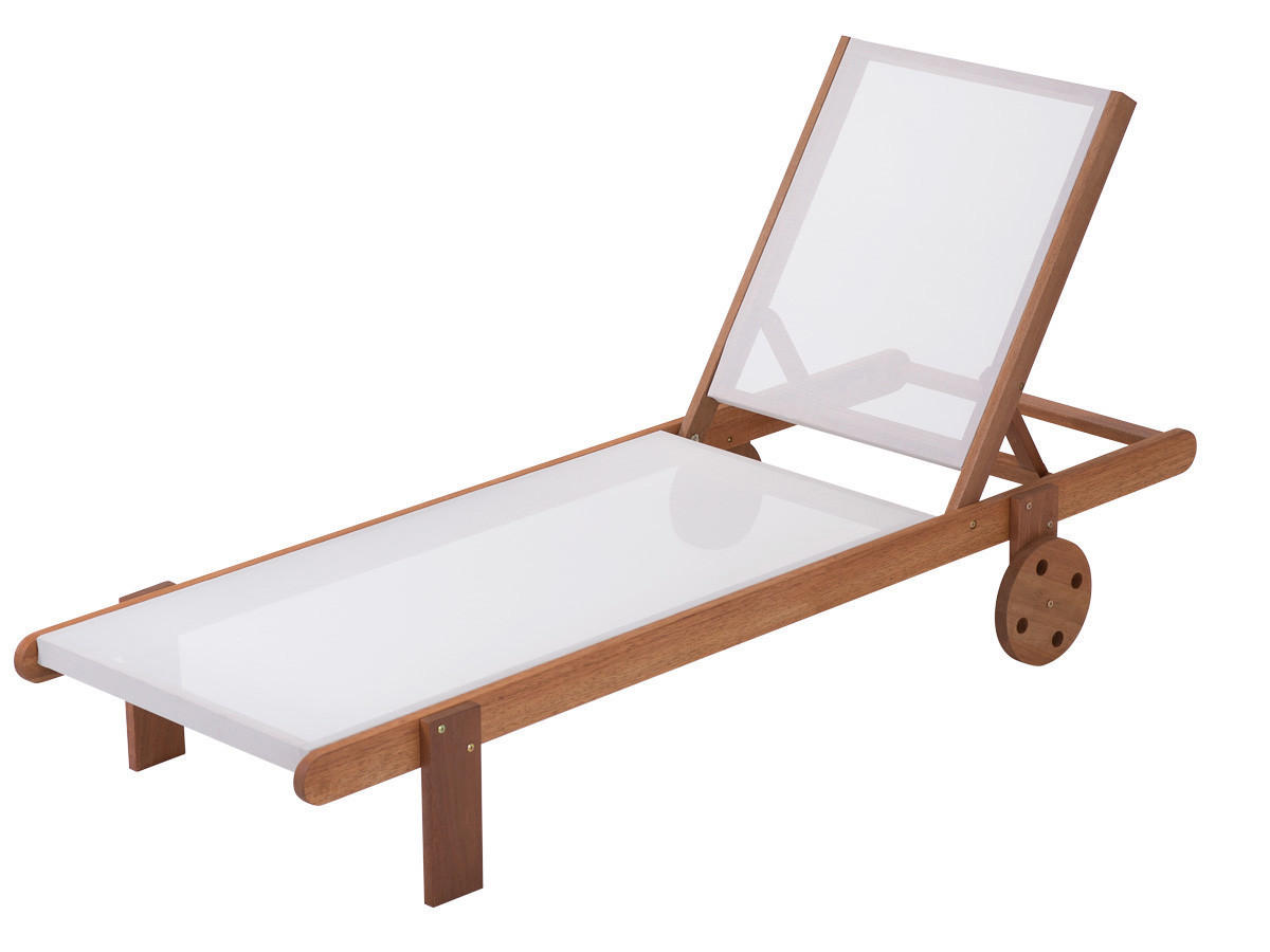 SONNENLIEGE saïgon Ekru - Beige, Metall (71/80/193cm) - Habitat Garten